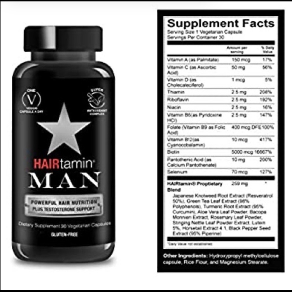 HAIRTAMIN 5 brand new bottles